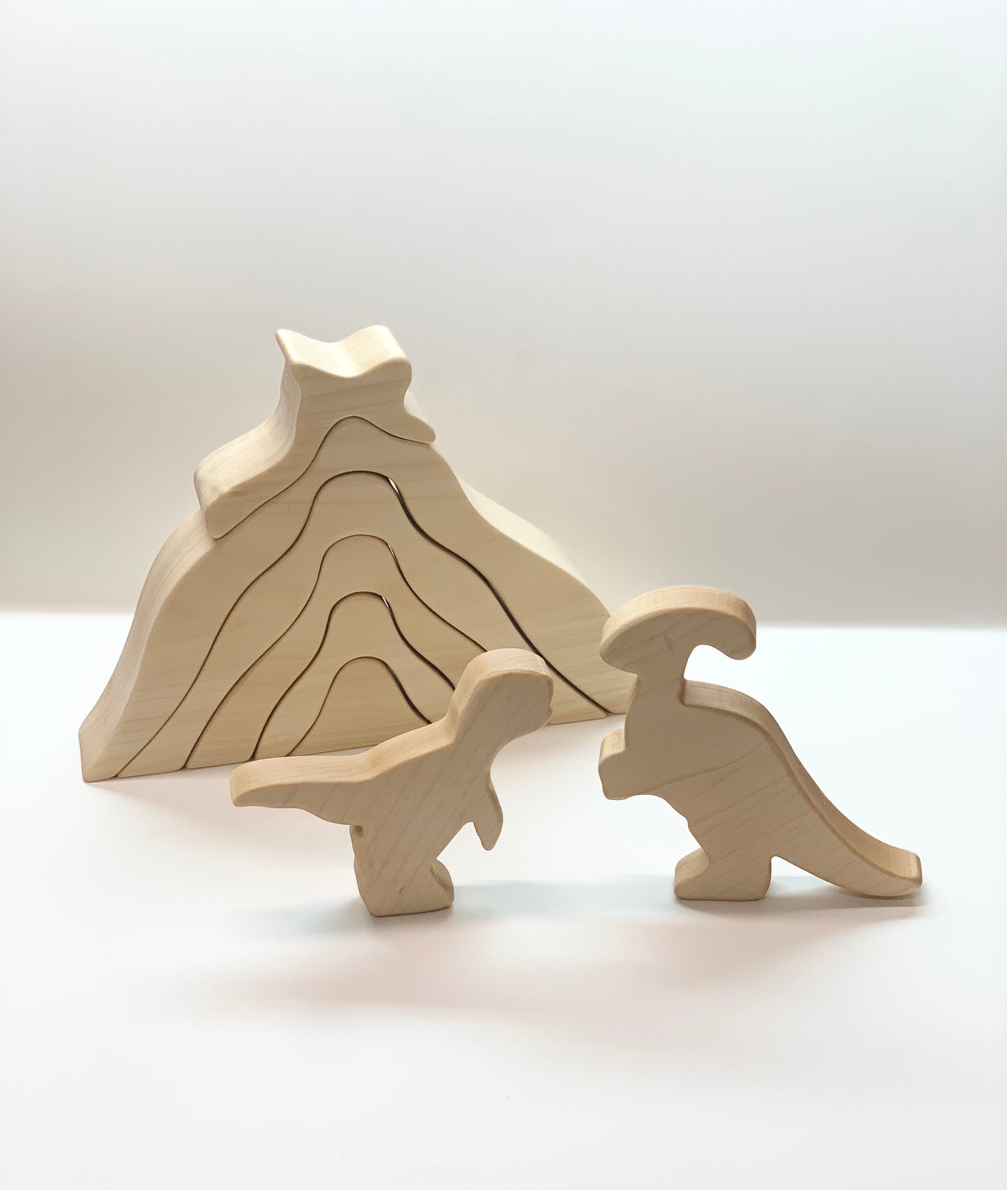 Dinosaur Animal Wood Toy Figurines