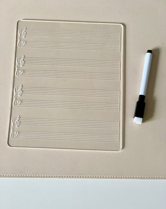 Blank Music Sheet Acrylic Dry Erase Board