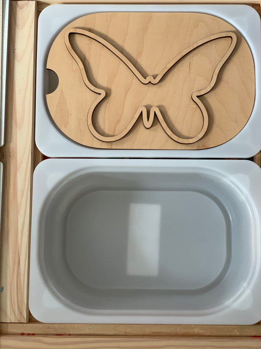 Small Butterfly Fillable Flisat Table Top Insert