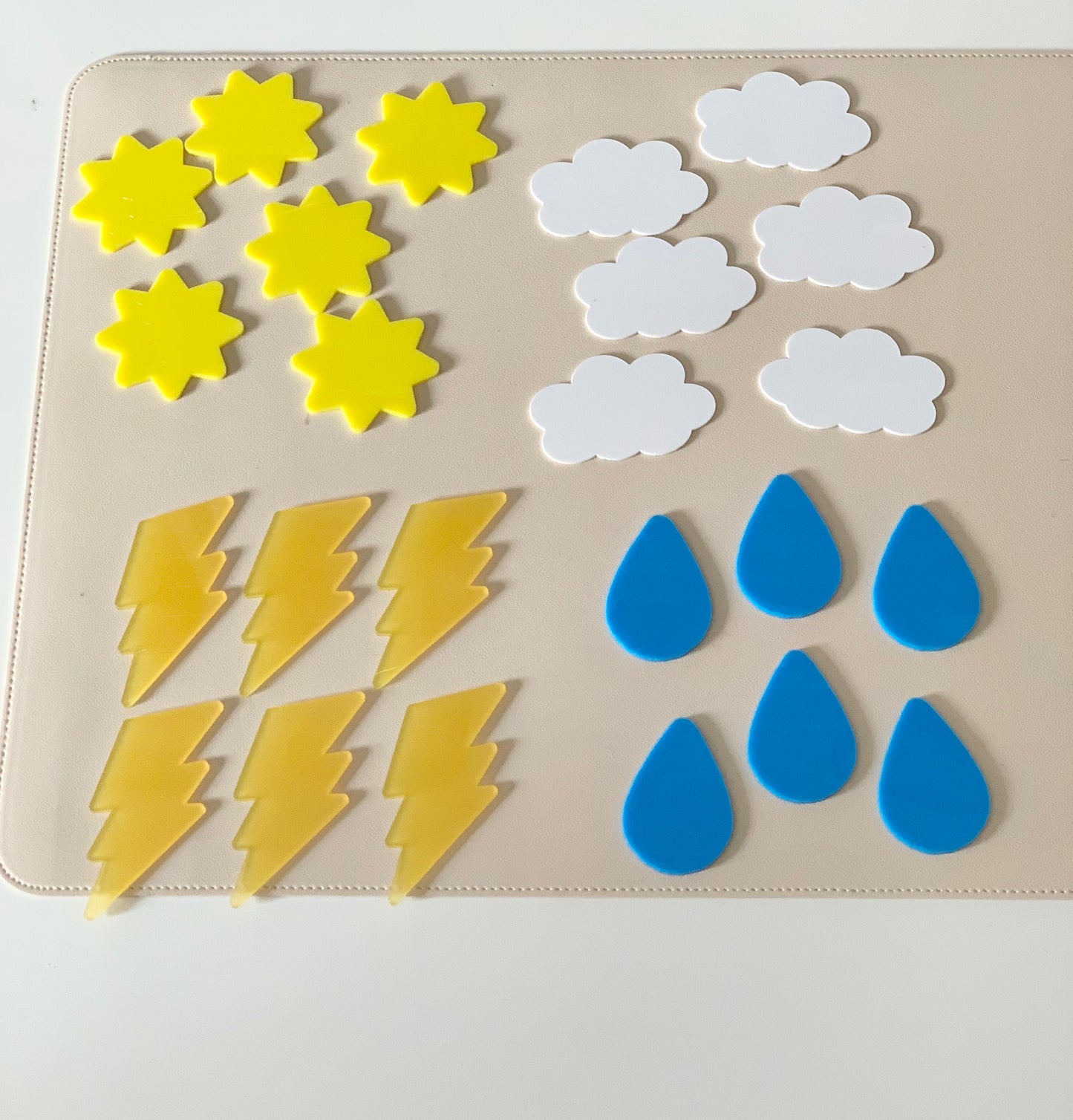 Little Dry Erasables - Rain Drops - Set of 6 - more colours available