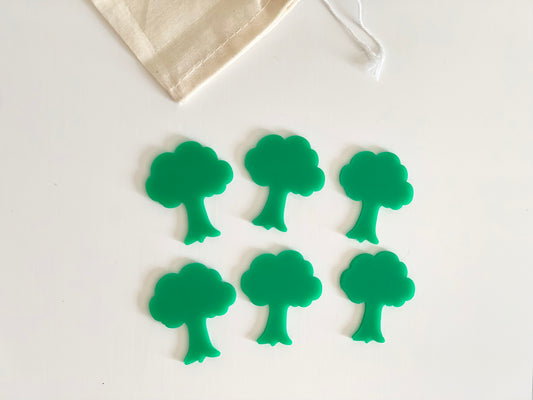 Little Dry Erasables - Trees - Set of 6 - more colours available