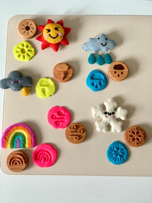 Play Dough Stampers - Weather Set of 6