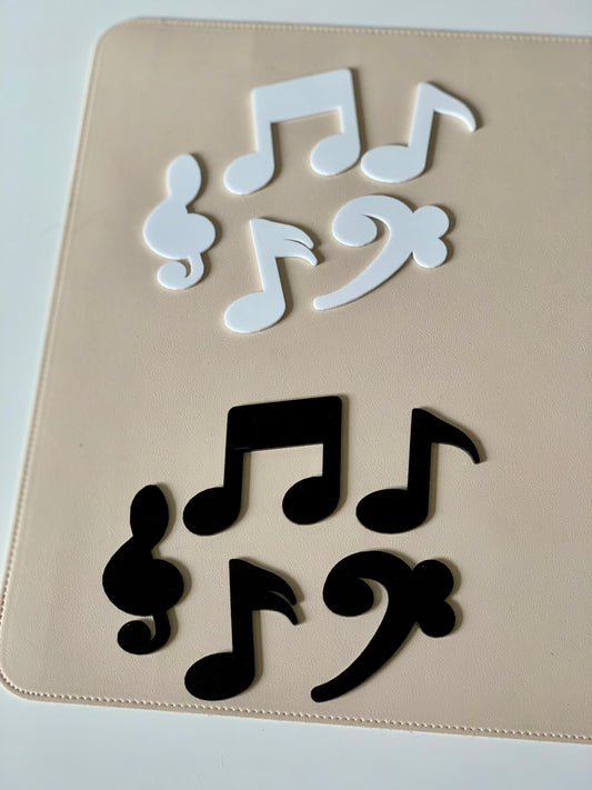 Little Dry Erasables - Music Notes - Set of 5 - more colours available