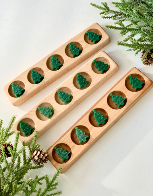 Pine Trees Resin Loose Parts, Set of 5