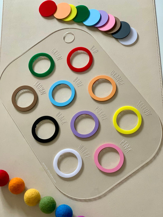 Clear Acrylic Dry Erase Colour Sorting Flisat Table Bin Lid