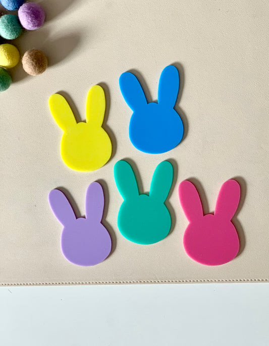 Little Dry Erasables - Pastel Bunny Heads Set of 5