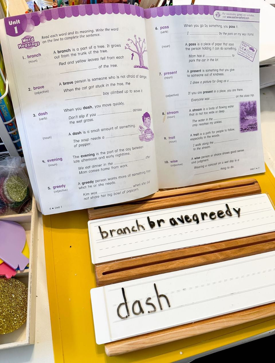 Single and Double Language | Writing Trays and Add Ons