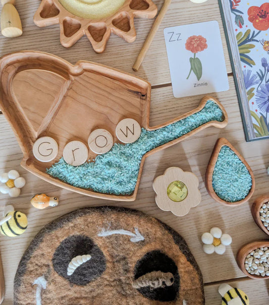 Watering Can Plate / Sensory Tray