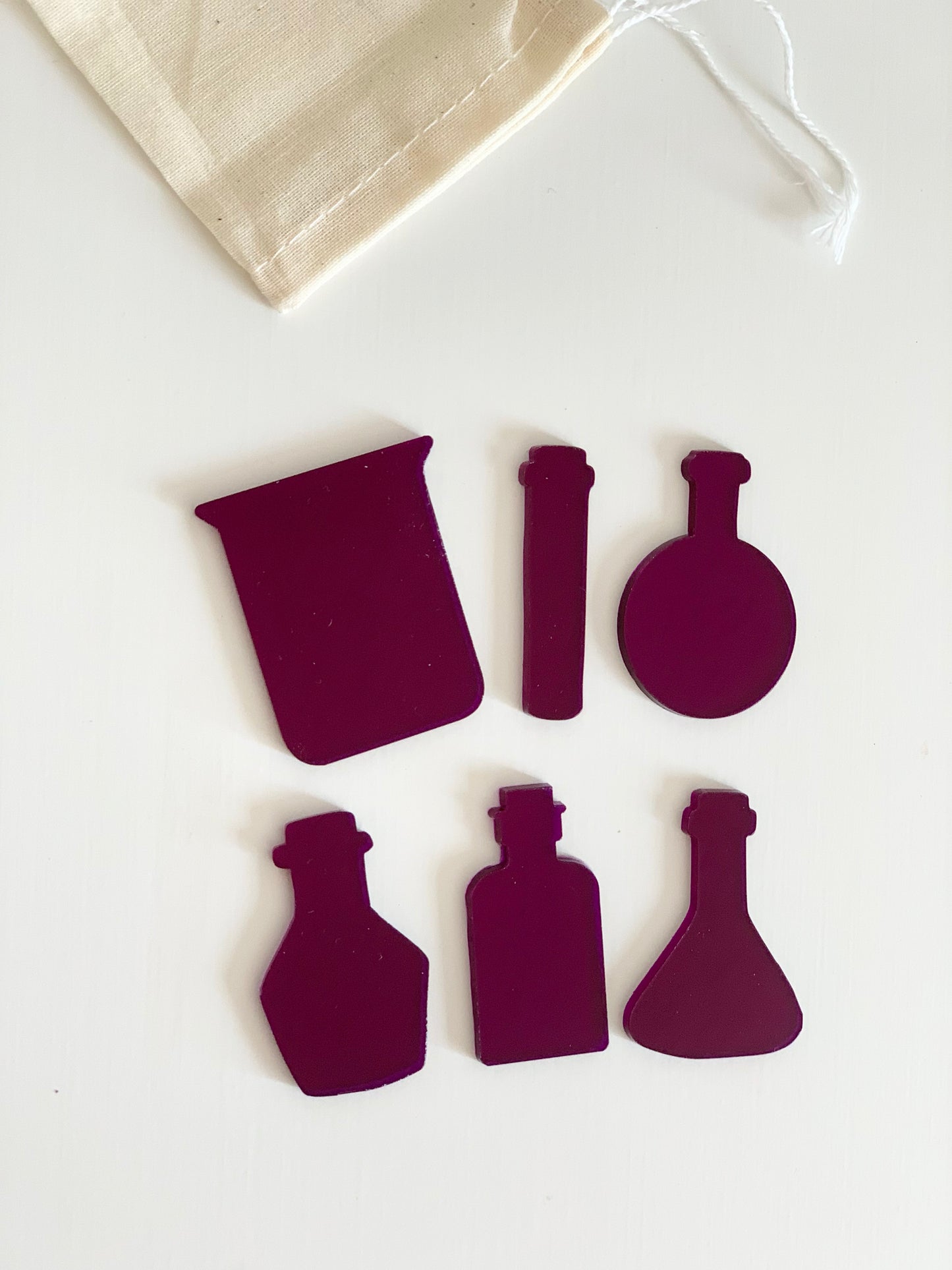 Little Dry Erasables - Beaker & Potions - Set of 6 - more colours available
