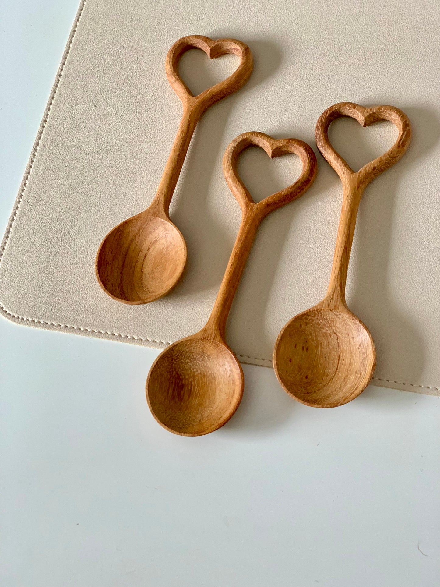 One Spoon with Heart Handle