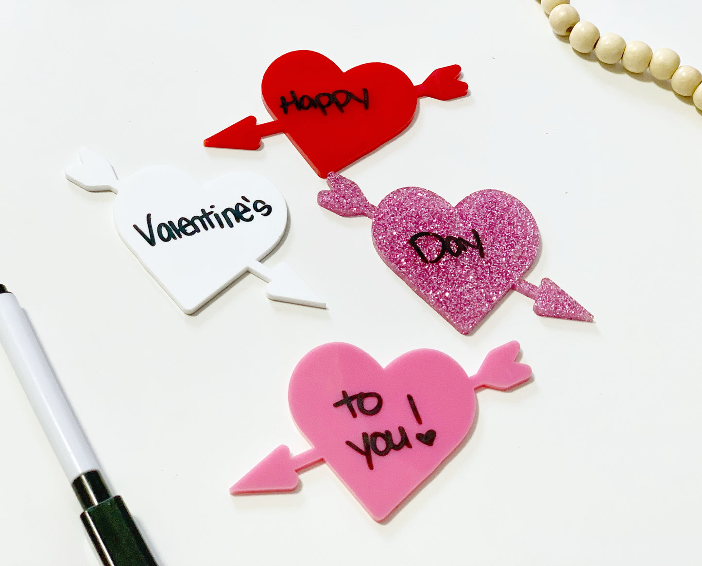 Little Dry Erasables - Cupid’s Hearts - Set of 4 - more colours available