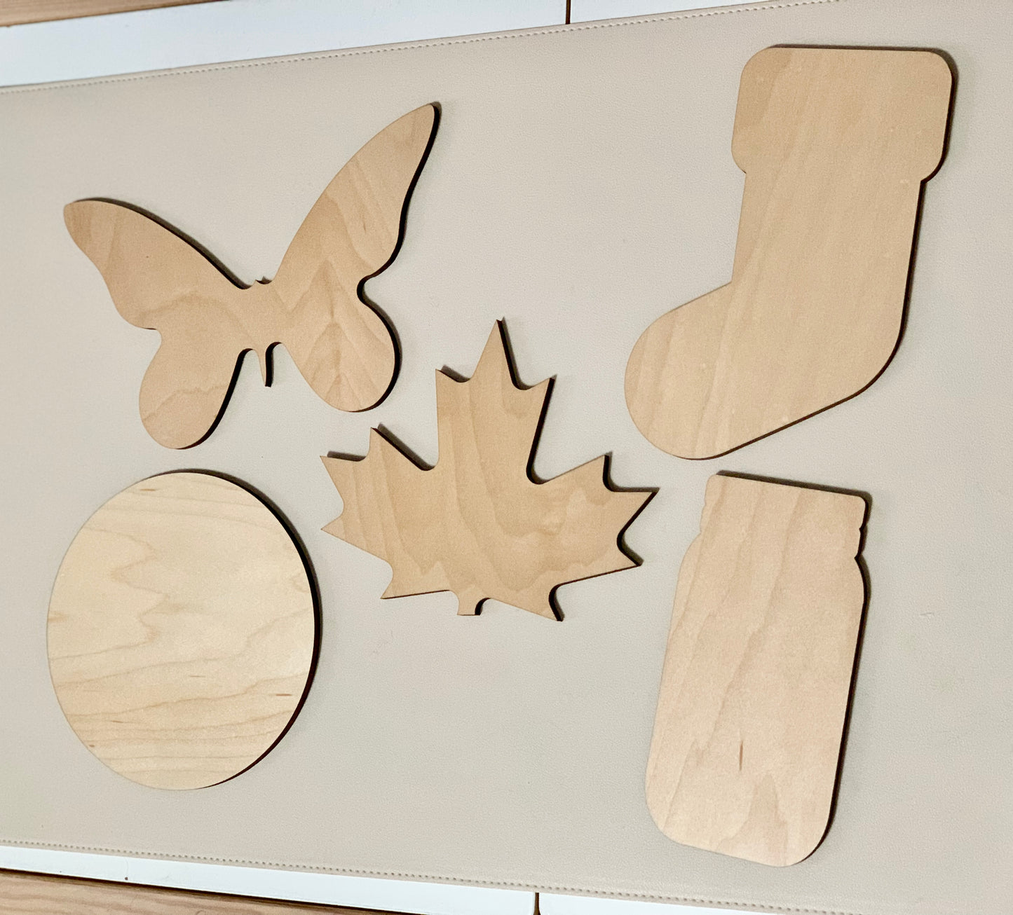 Flat Wooden Shapes