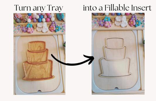 Turn Any Tray into a Fillable Flisat Table Top Insert
