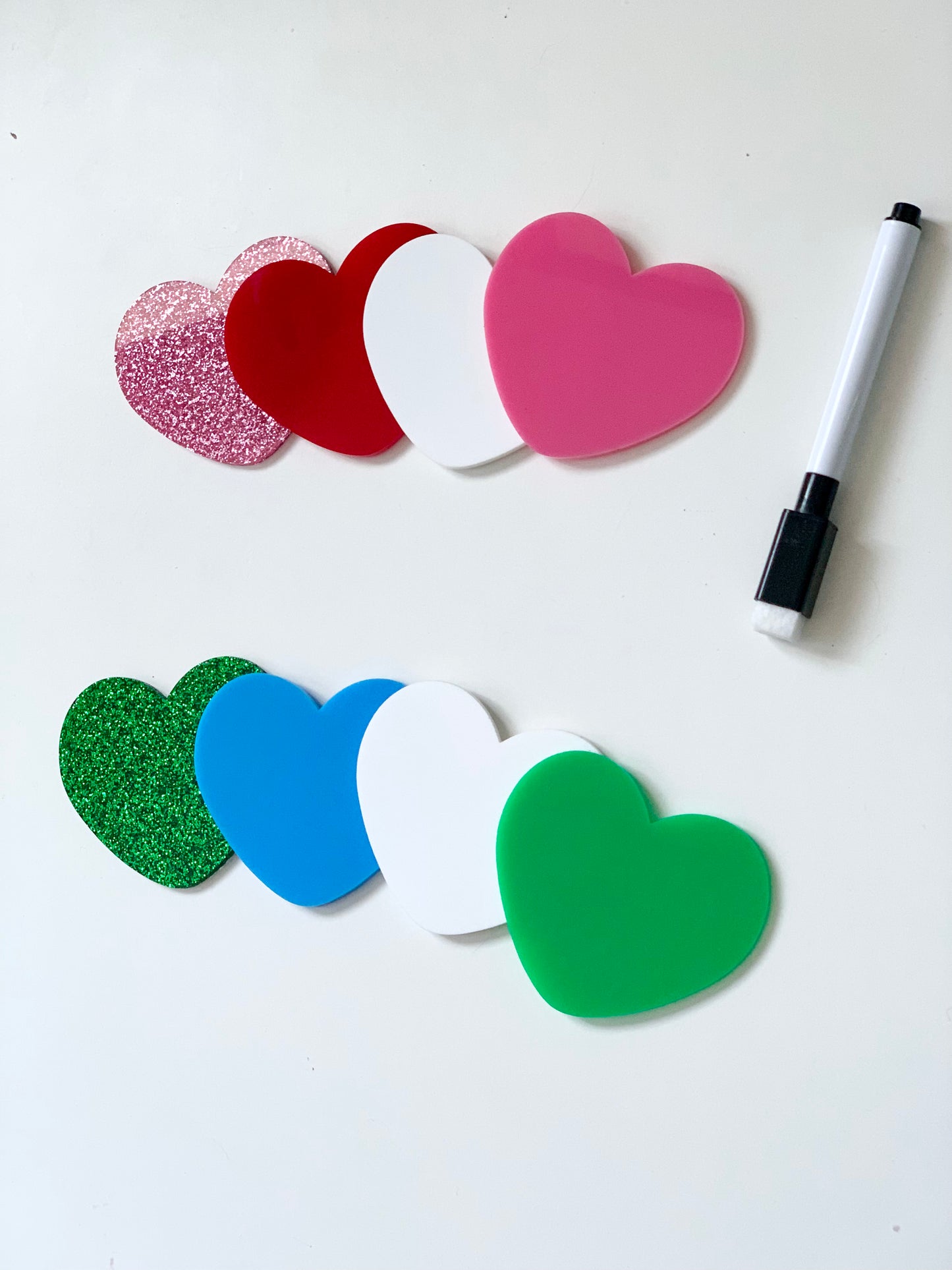 Little Dry Erasables - Hearts - Set of 4 - more colours available