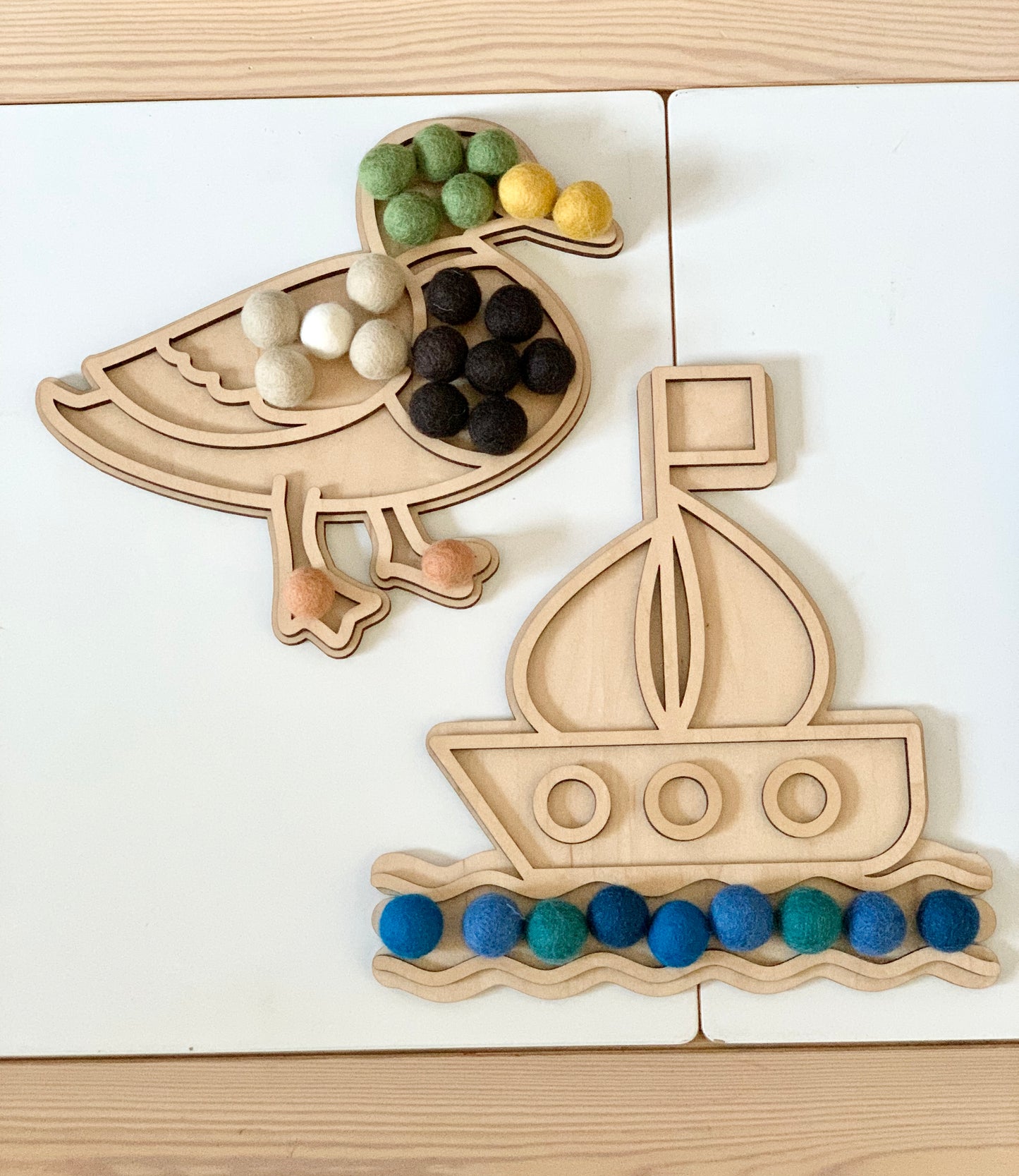 Fillable Boat / Ship Play Tray