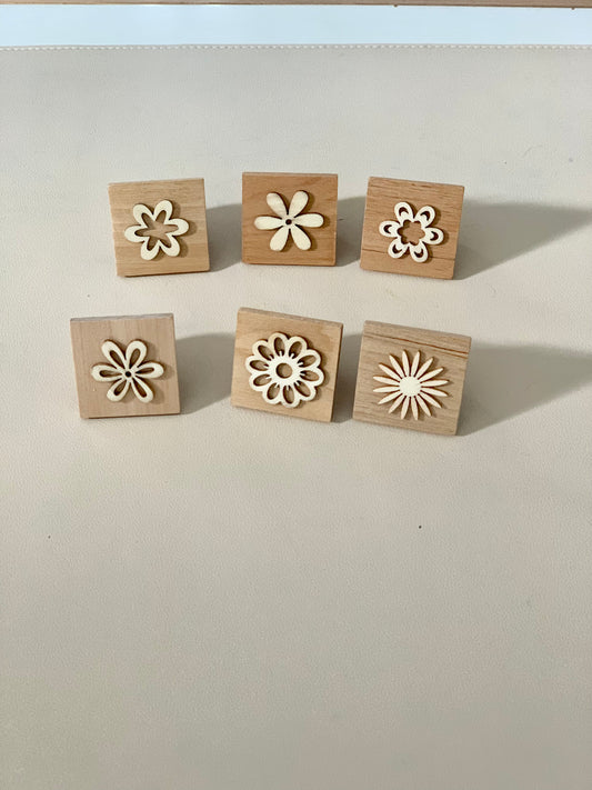 Ready to Ship Flower Play Dough Stamps