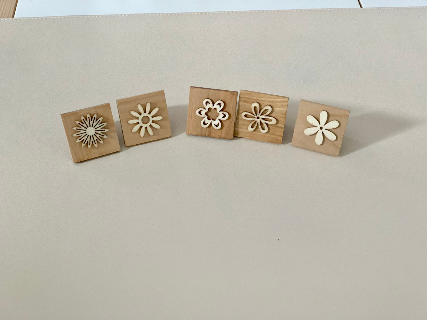 Ready to Ship Flower Play Dough Stamps