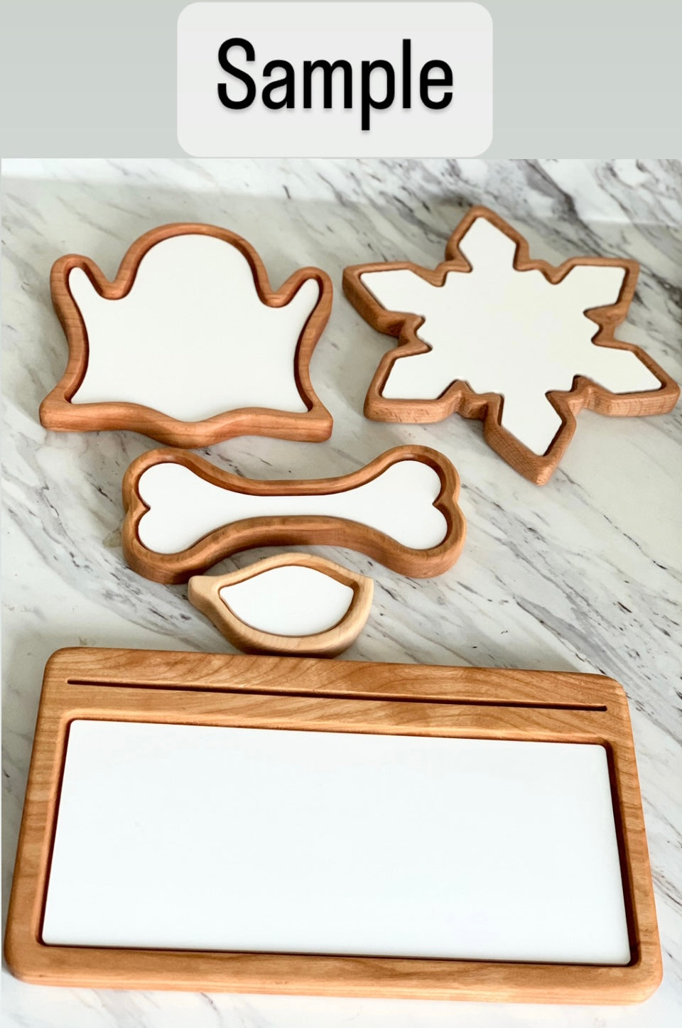 Gingerbread House Plate / Sensory Tray