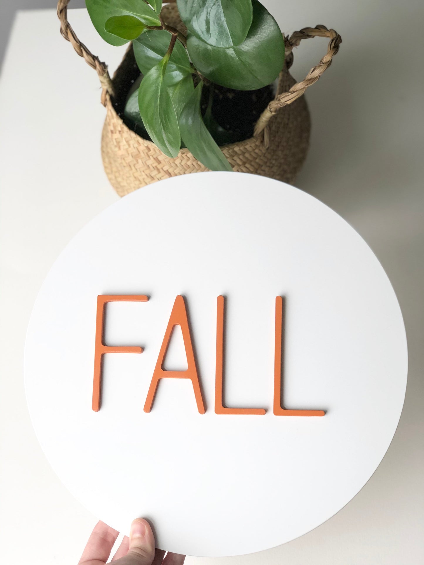 3D Fall Sign