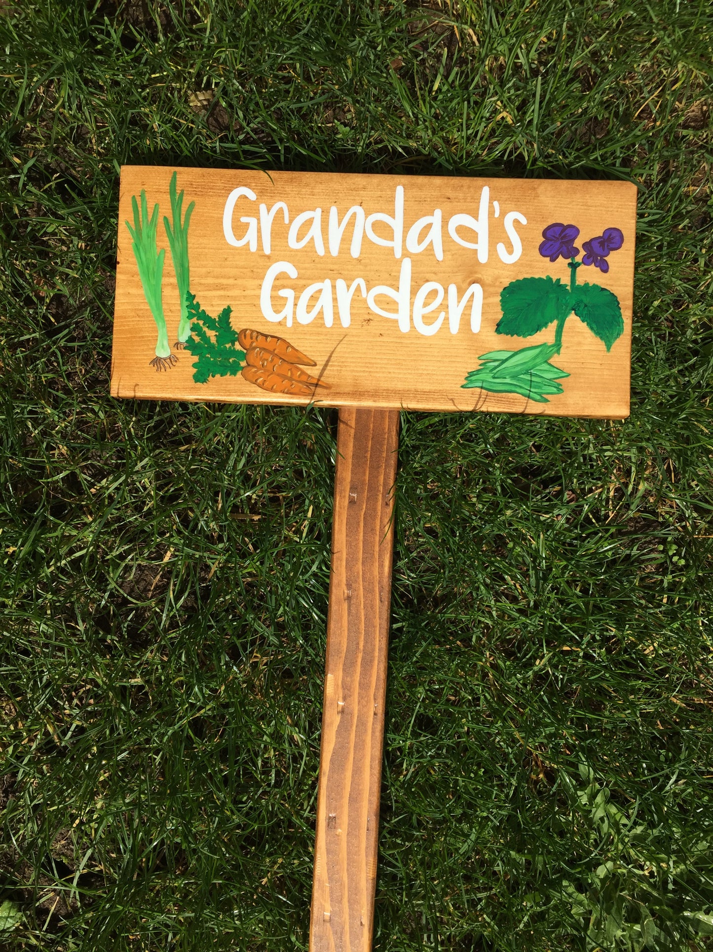 Large Vegetable Garden Sign