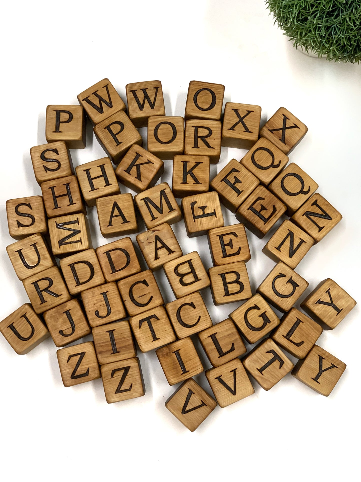 2” Alphabet Wood Blocks
