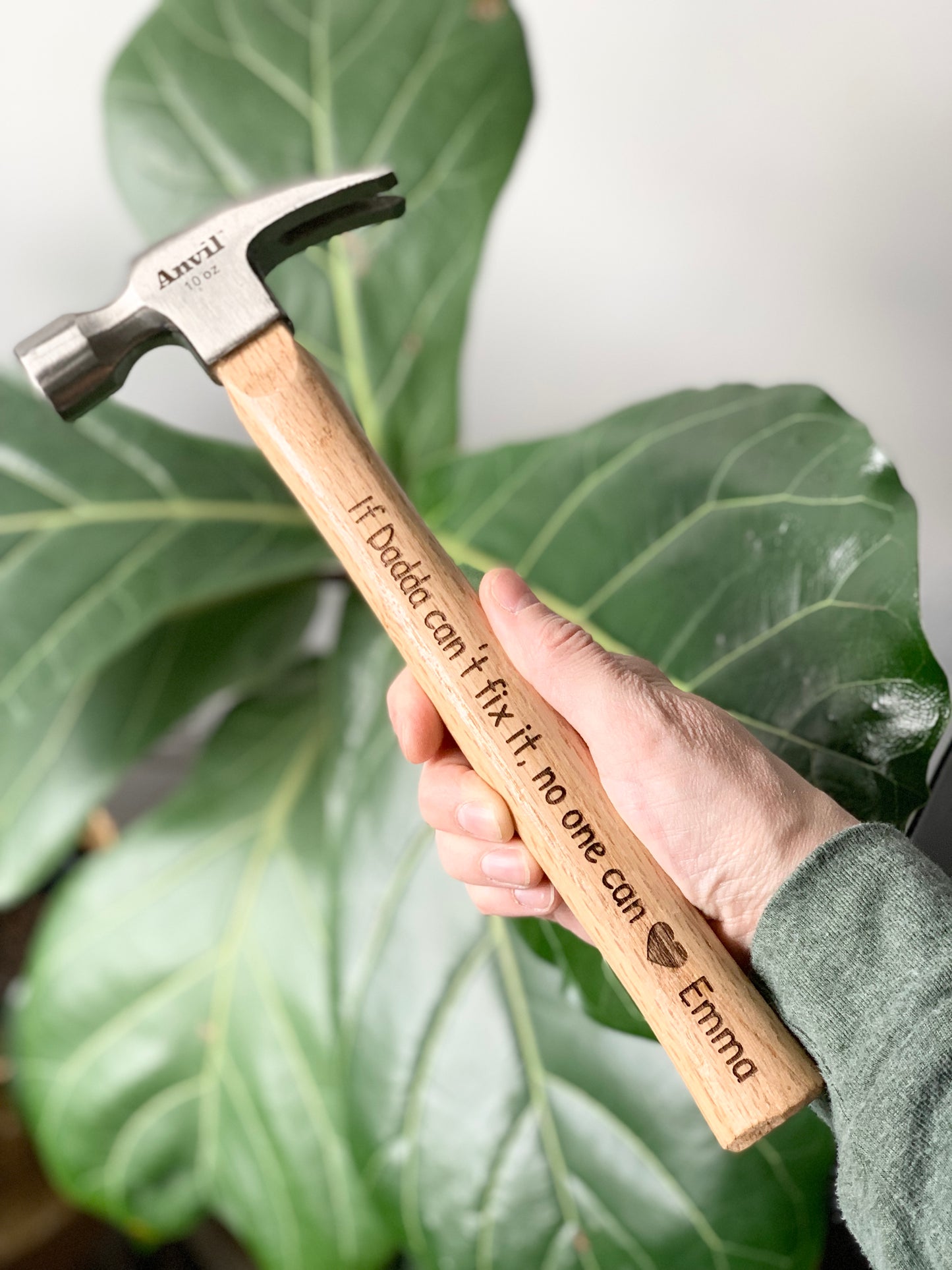 Laser Engraved Personalized Hammer