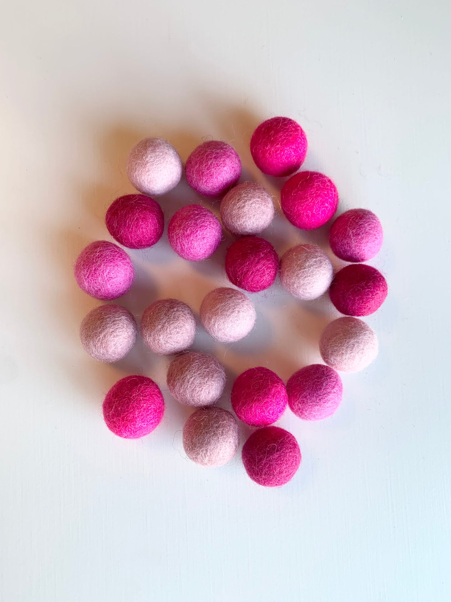 Felt Balls - Pinks