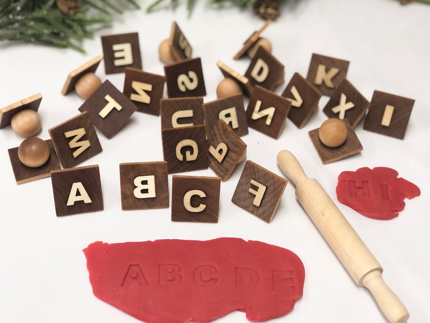 Alphabet Play Dough Stampers