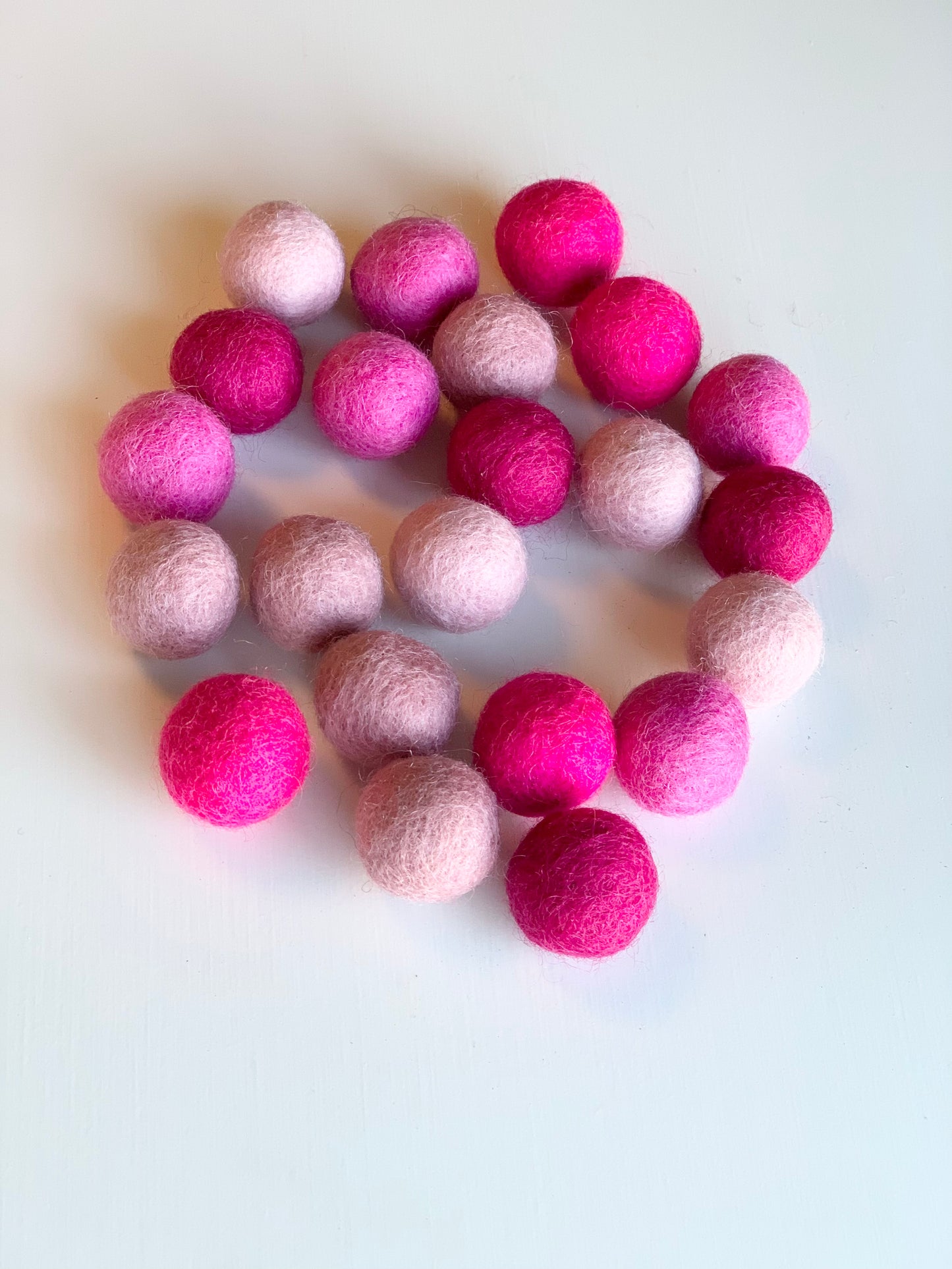 Felt Balls - Pinks