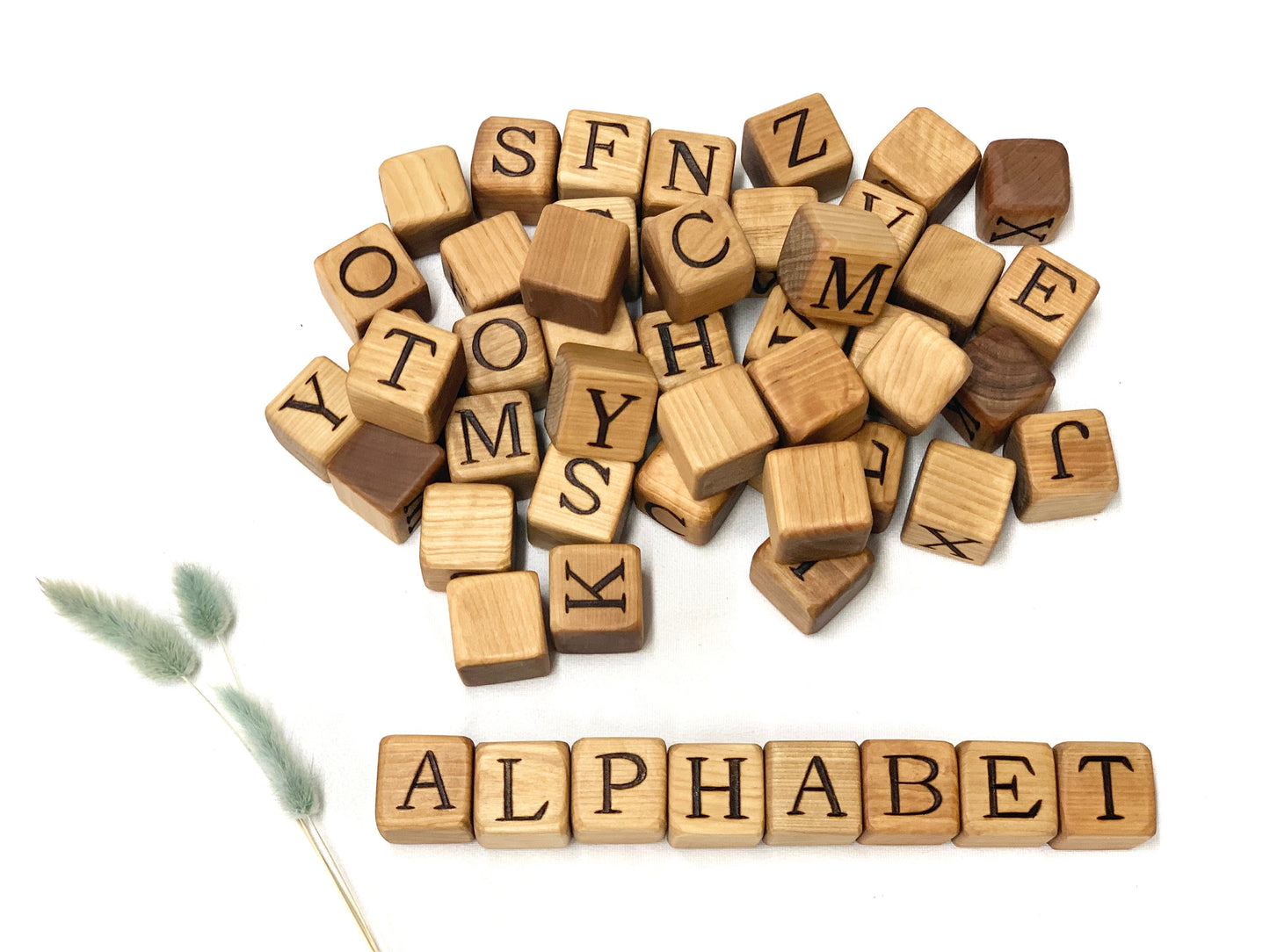 2” Alphabet Wood Blocks