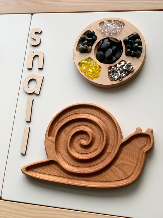 Snail Plate / Sensory Tray