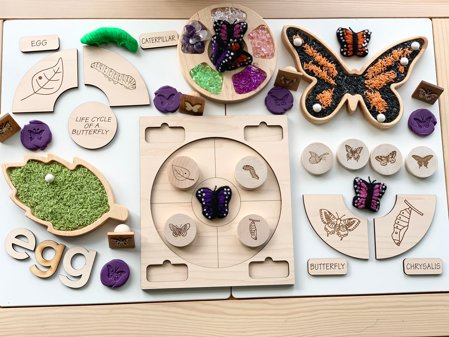 Butterfly Plate / Sensory Tray