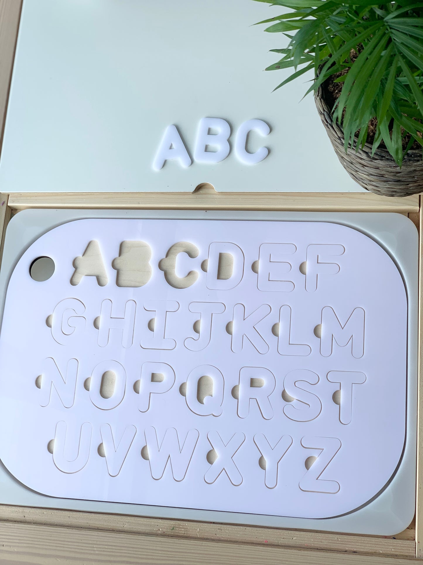 Uppercase Alphabet Puzzle Flisat Table Top Insert