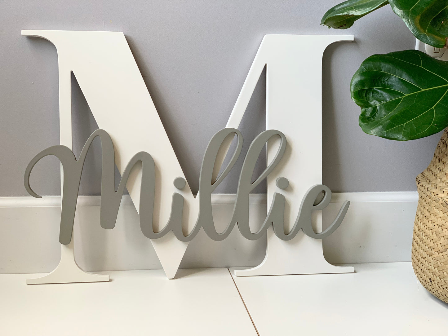 3D Letter Name Sign