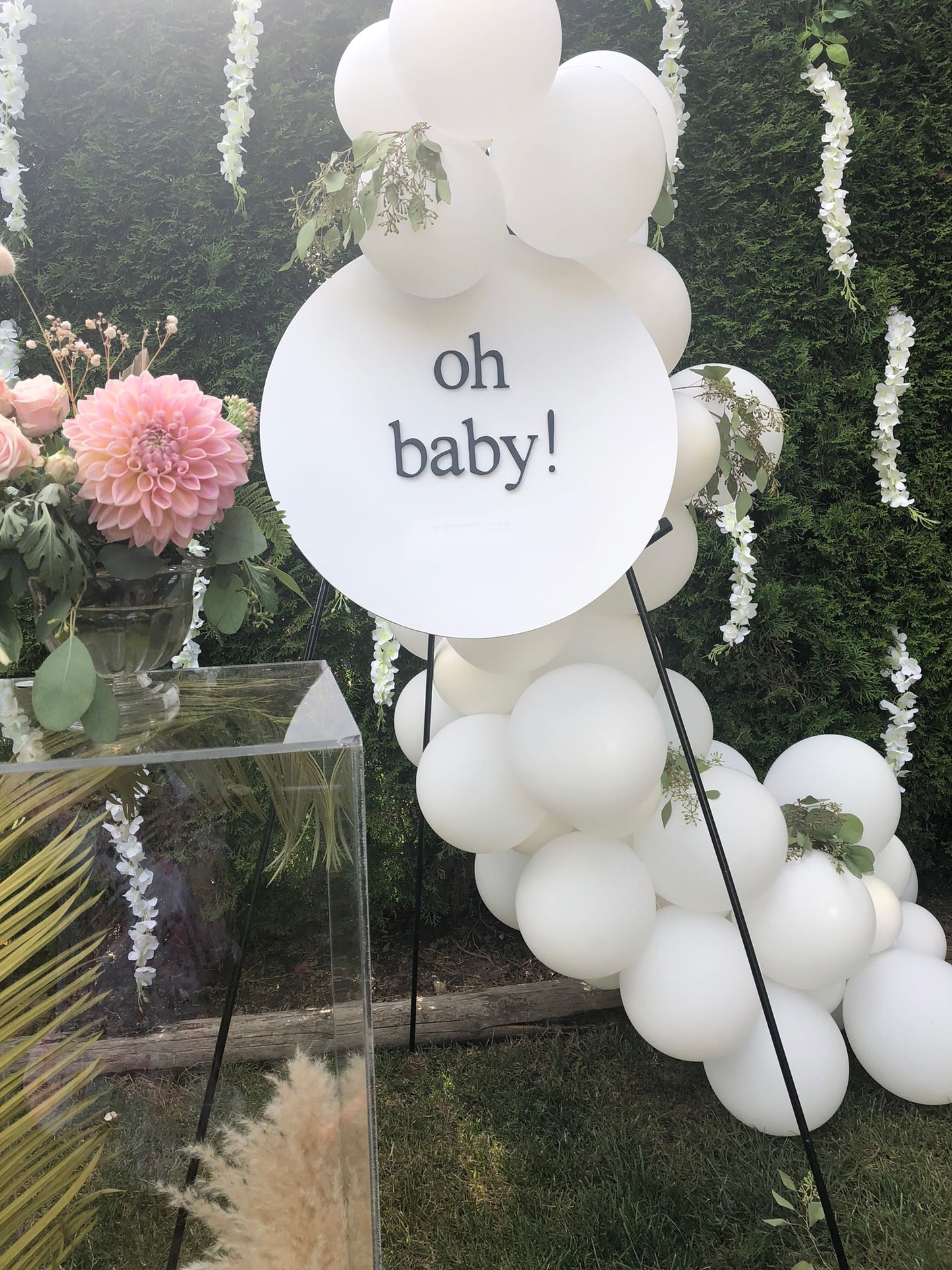 Oh baby ! Baby Shower 3D Sign