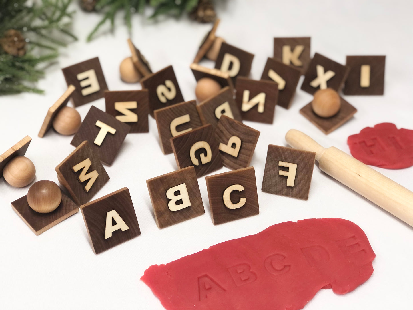 Alphabet Play Dough Stampers