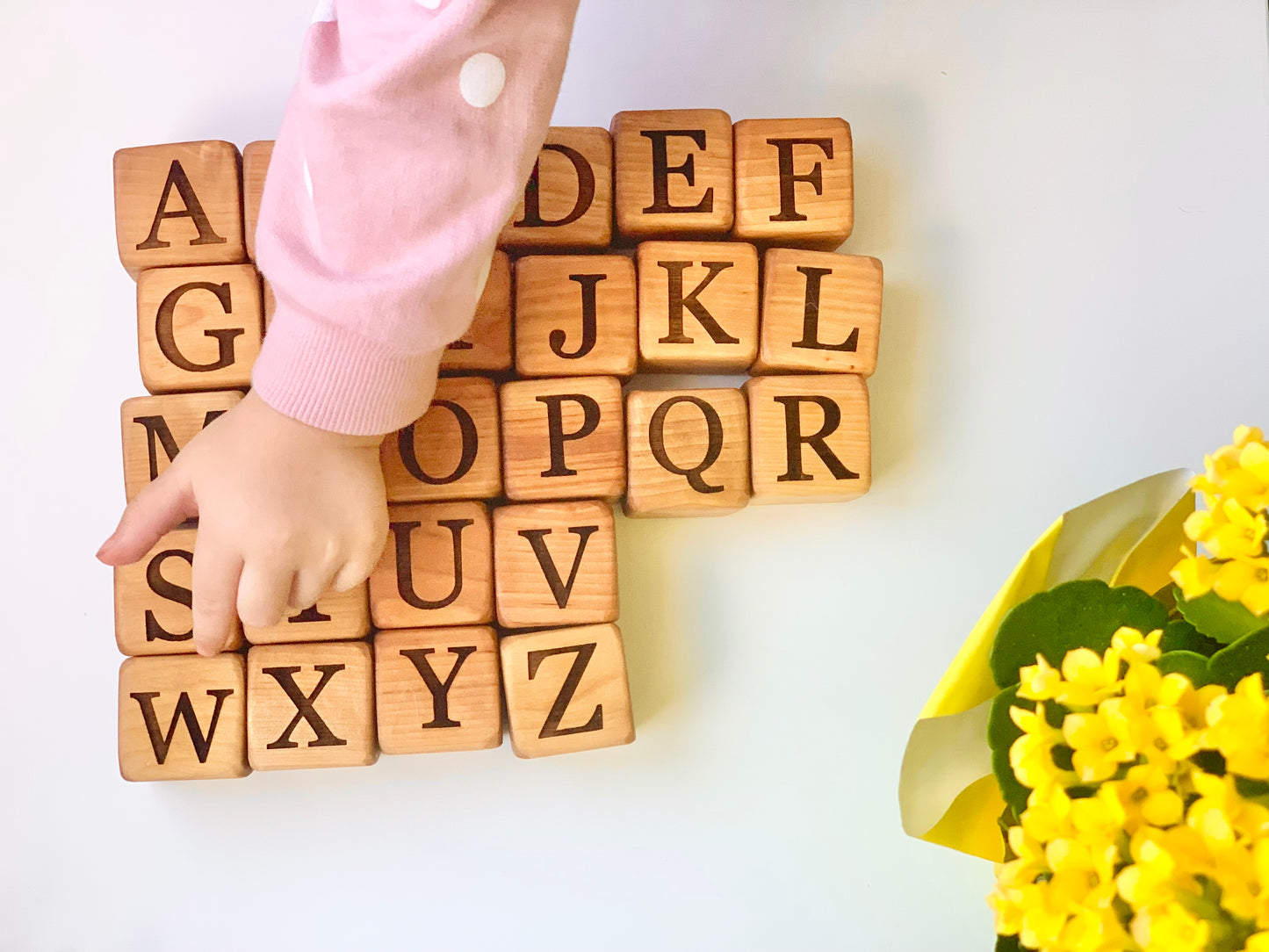 1.5” Alphabet Wood Blocks