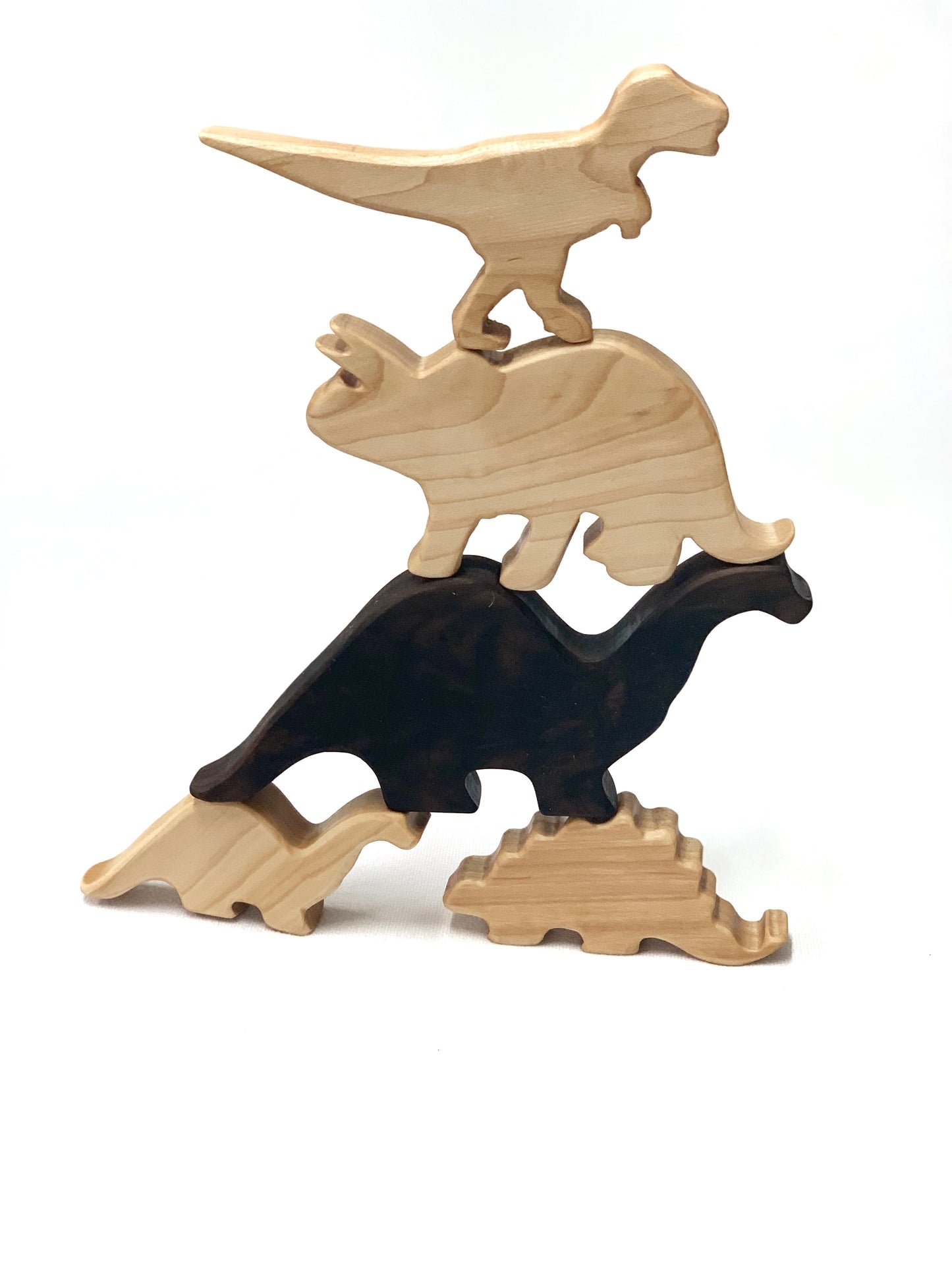 Dinosaur Animal Wood Toy Figurines