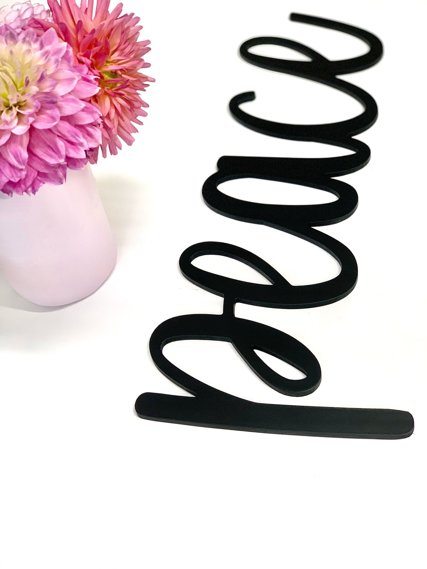 Custom Word or Name Cutout , DIY or Finished