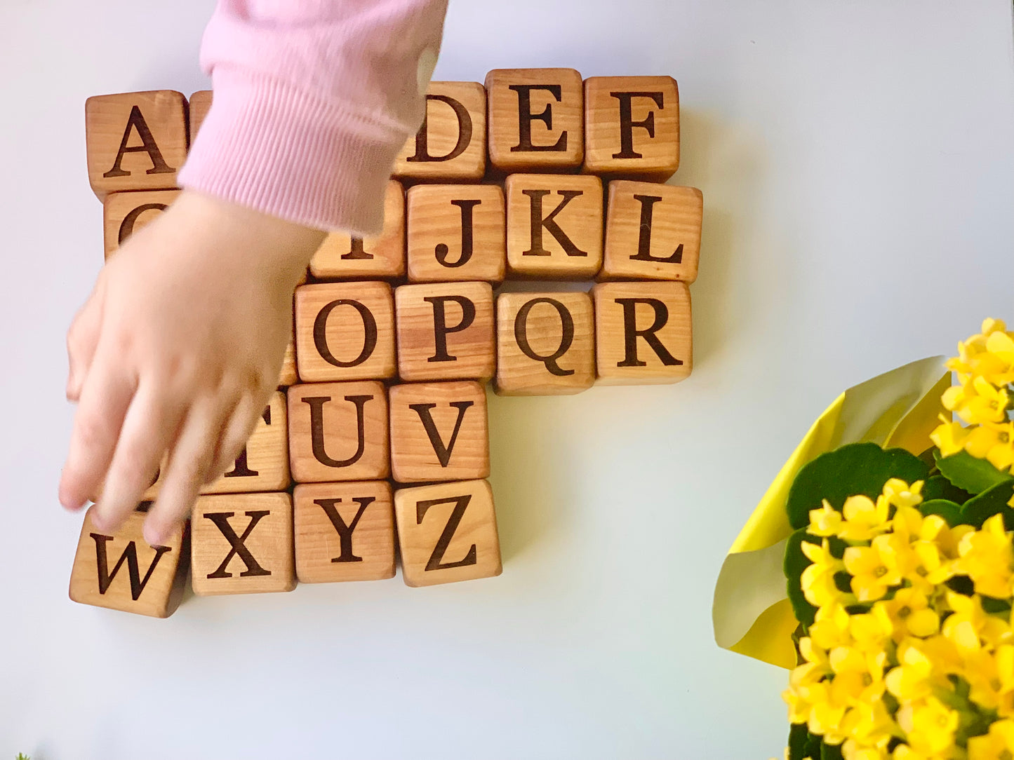1.5” Alphabet Wood Blocks