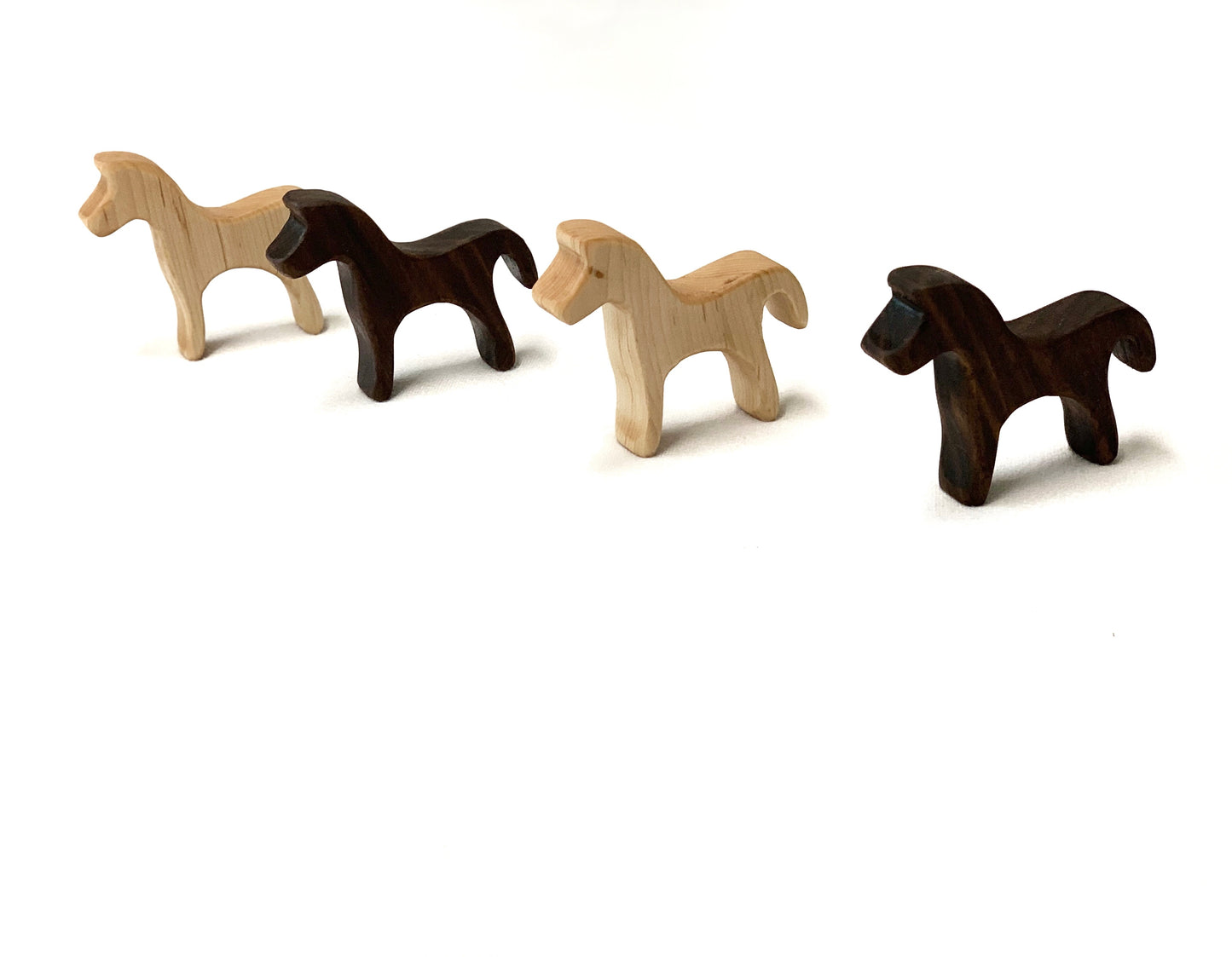 Farm Animal Wood Toy Figurines