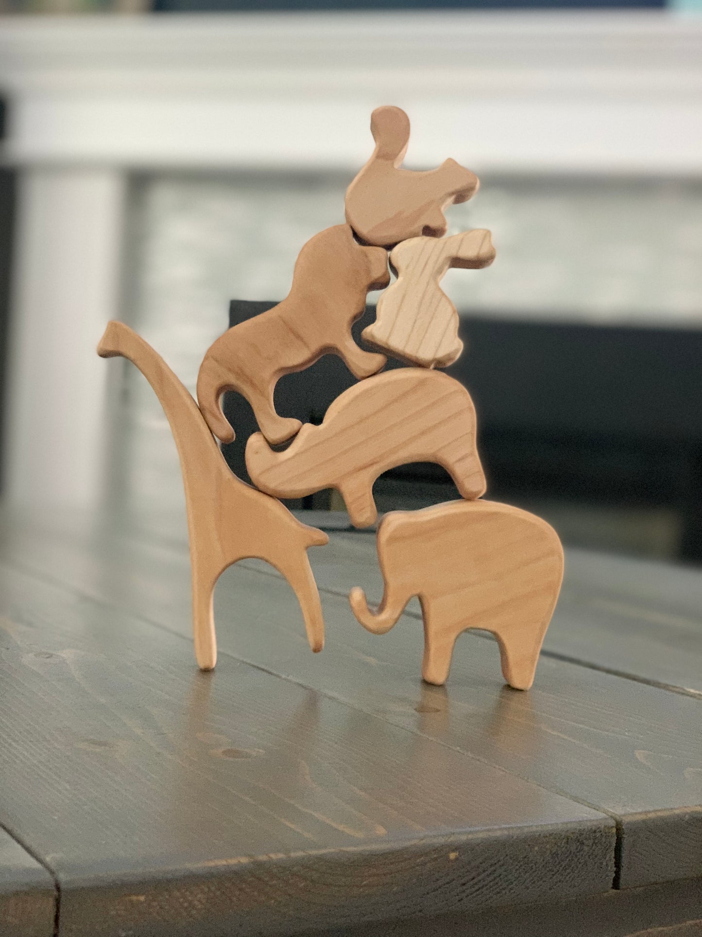 Squirrel Wood Toy Figurine