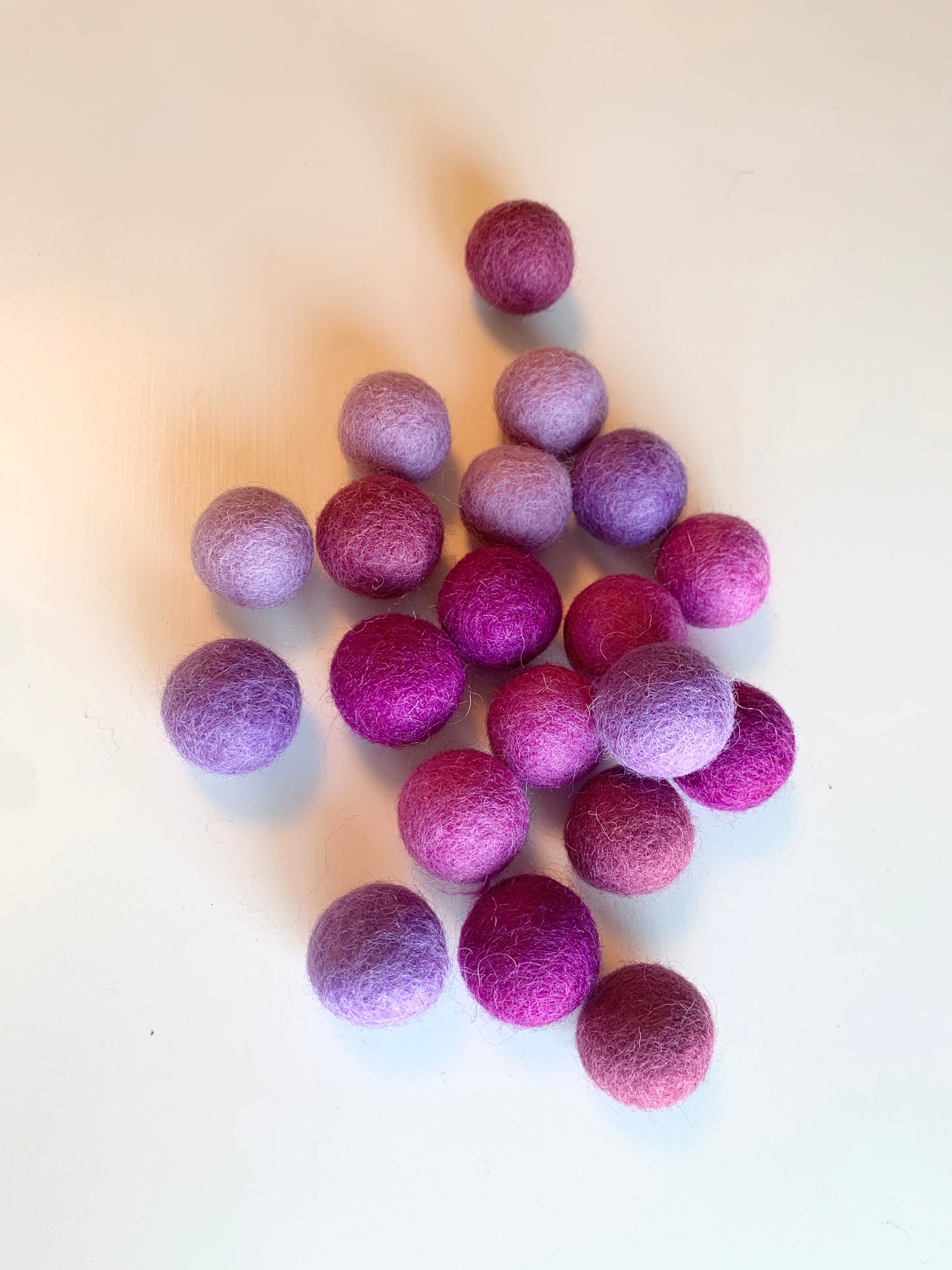 Felt Balls - Purples