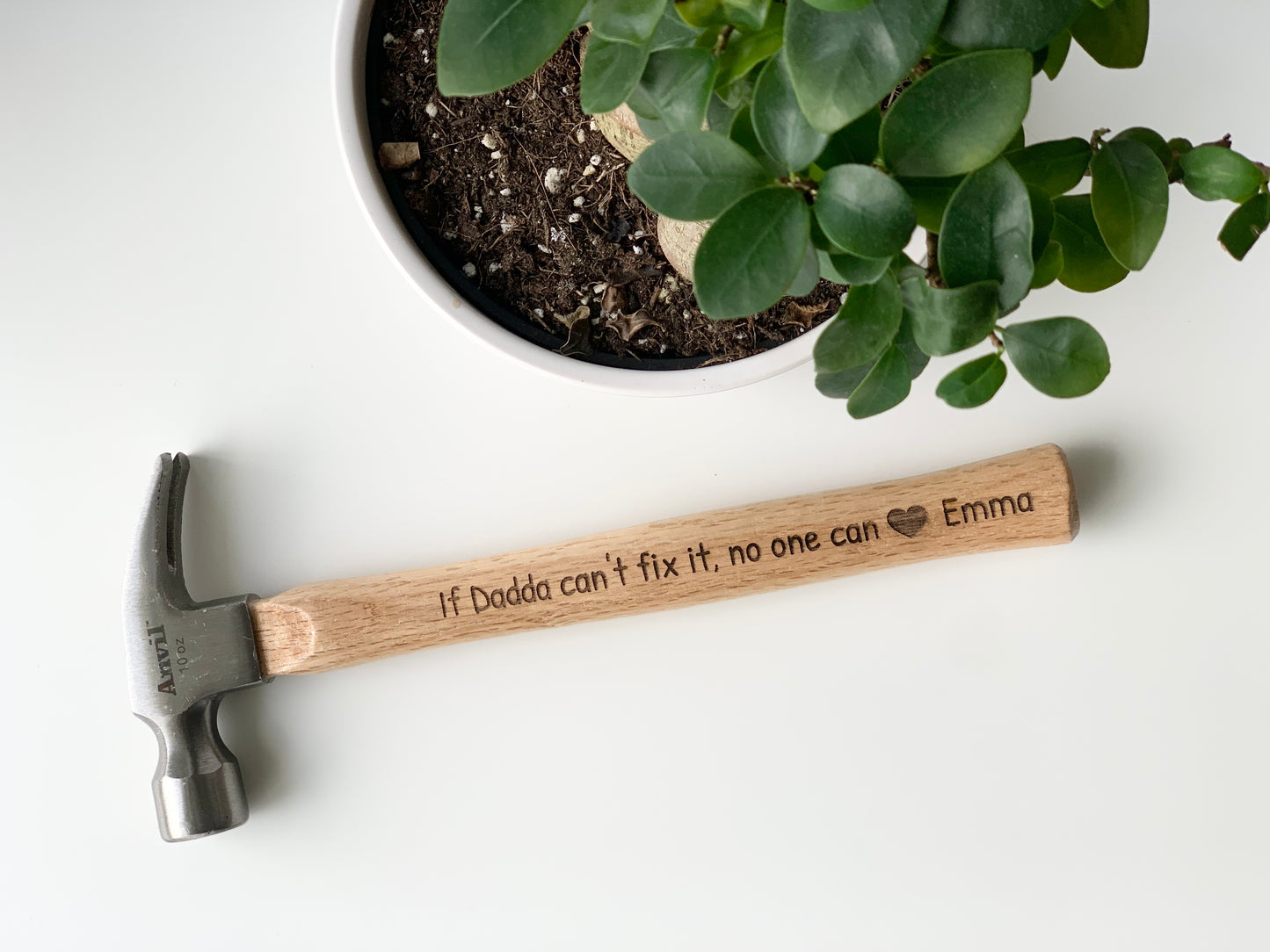 Laser Engraved Personalized Hammer